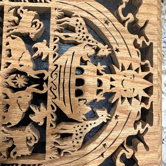 Hand Carved Noah’s Ark plaque - Picture 8 of 9